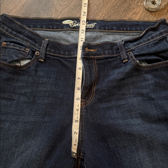 Old Navy Sweetheart BC Crater Lake Dark Blue Jeans - Picture 4 of 8